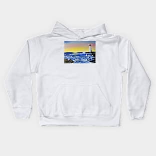 Lighthouse view Kids Hoodie